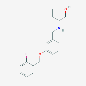 2-({3-[(2-Fluorobenzyl)oxy]benzyl}amino)-1-butanol