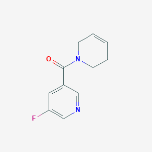 molecular formula C11H11FN2O B2744128 3,6-Dihydro-2H-pyridin-1-yl-(5-fluoropyridin-3-yl)methanone CAS No. 2380041-18-7