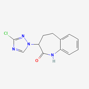 3-(3-chloro-1H-1,2,4-triazol-1-yl)-1,3,4,5-tetrahydro-2H-1-benzazepin-2-one