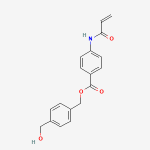 [4-(Hydroxymethyl)phenyl]methyl 4-(prop-2-enoylamino)benzoate