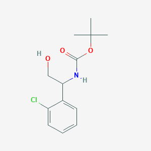 tert-Butyl [1-(2-chlorophenyl)-2-hydroxyethyl]carbamate