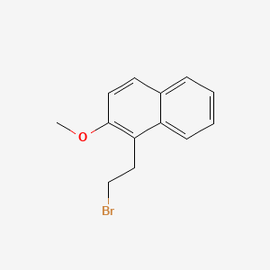 molecular formula C13H13BrO B2744168 1-(2-Bromoethyl)-2-methoxynaphthalene CAS No. 51972-95-3