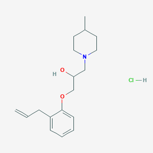 1-(2-Allylphenoxy)-3-(4-methylpiperidin-1-yl)propan-2-ol hydrochloride