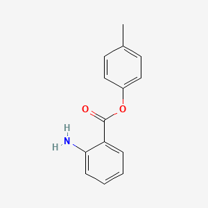molecular formula C14H13NO2 B2744196 4-Methylphenyl 2-aminobenzoate CAS No. 100669-97-4