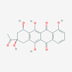 molecular formula C₂₀H₁₆O₈ B027442 Carminomycinone CAS No. 52744-22-6