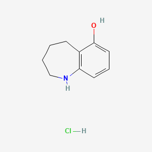 2,3,4,5-Tetrahydro-1H-1-benzazepin-6-ol;hydrochloride