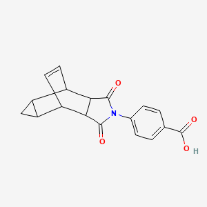 4-(1,3-dioxooctahydro-4,6-ethenocyclopropa[f]isoindol-2(1H)-yl)benzoic acid