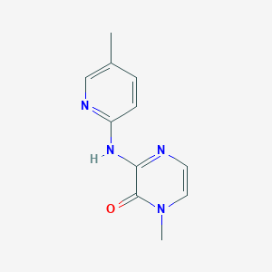 molecular formula C11H12N4O B2744210 1-methyl-3-((5-methylpyridin-2-yl)amino)pyrazin-2(1H)-one CAS No. 2310100-46-8