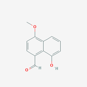 8-Hydroxy-4-methoxynaphthalene-1-carbaldehyde