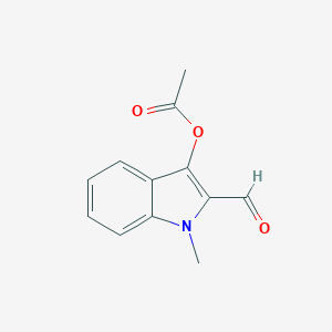 2-formyl-1-methyl-1H-indol-3-yl acetate