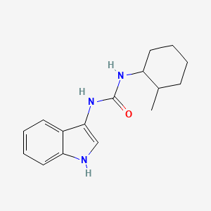 molecular formula C16H21N3O B2744317 1-(1H-indol-3-yl)-3-(2-methylcyclohexyl)urea CAS No. 941968-47-4