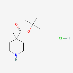 Tert-butyl 4-methylpiperidine-4-carboxylate hydrochloride
