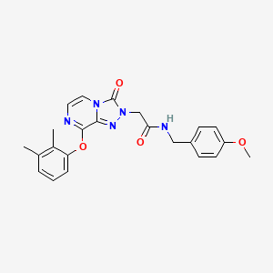 2-(8-(2,3-dimethylphenoxy)-3-oxo-[1,2,4]triazolo[4,3-a]pyrazin-2(3H)-yl)-N-(4-methoxybenzyl)acetamide
