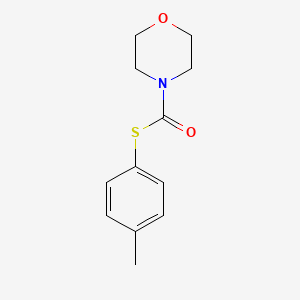 molecular formula C12H15NO2S B2744399 S-(4-methylphenyl) morpholine-4-carbothioate CAS No. 883047-44-7