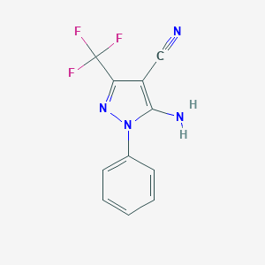 1-Phenyl-3-trifluoromethyl-4-cyano-5-aminopyrazole