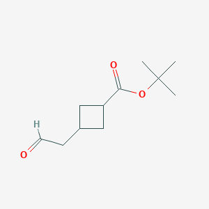 tert-Butyl 3-(2-oxoethyl)cyclobutane-1-carboxylate
