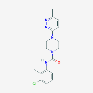 N-(3-chloro-2-methylphenyl)-4-(6-methylpyridazin-3-yl)piperazine-1-carboxamide