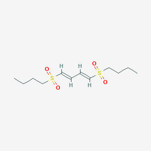 molecular formula C12H22O4S2 B274449 1,4-Bis(butylsulfonyl)-1,3-butadiene 