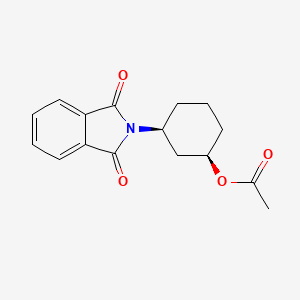 (1R,3S)-3-(1,3-Dioxoisoindolin-2-yl)cyclohexyl acetate