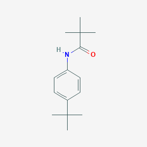 molecular formula C15H23NO B274452 N-(4-tert-butylphenyl)-2,2-dimethylpropanamide 