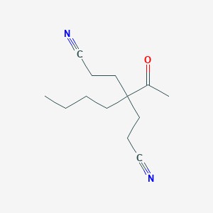 molecular formula C13H20N2O B274453 4-Acetyl-4-butylheptanedinitrile 