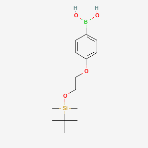 molecular formula C14H25BO4Si B2744547 (4-(2-((叔丁基二甲基硅基)氧基)苯基)硼酸 CAS No. 225385-14-8