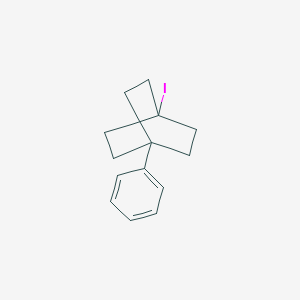 molecular formula C14H17I B274455 1-Iodo-4-phenylbicyclo[2.2.2]octane 