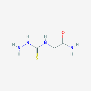 molecular formula C3H8N4OS B2744550 2-[(Aminocarbamothioyl)amino]acetamide CAS No. 57930-22-0