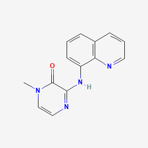 1-methyl-3-(quinolin-8-ylamino)pyrazin-2(1H)-one
