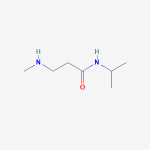 molecular formula C7H16N2O B2744708 N-isopropyl-3-(methylamino)propanamide CAS No. 1051857-98-7