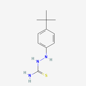 molecular formula C11H17N3S B2744734 2-[4-(Tert-butyl)phenyl]-1-hydrazinecarbothioamide CAS No. 860609-83-2