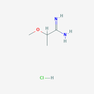 molecular formula C4H11ClN2O B2744764 2-甲氧基丙酰胺盐酸盐 CAS No. 3191-79-5