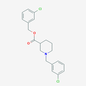 molecular formula C20H21Cl2NO2 B2744766 3-Chlorobenzyl 1-(3-chlorobenzyl)piperidine-3-carboxylate CAS No. 1353980-13-8