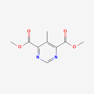 molecular formula C9H10N2O4 B2744980 二甲基-5-甲基嘧啶-4,6-二羧酸二甲酯 CAS No. 2288710-03-0