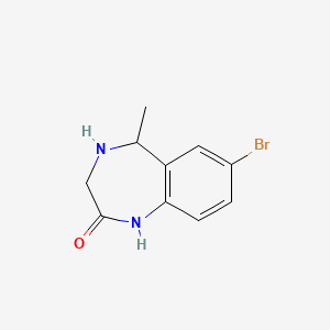 molecular formula C10H11BrN2O B2744998 7-Bromo-5-methyl-1,3,4,5-tetrahydro-1,4-benzodiazepin-2-one CAS No. 1529349-14-1