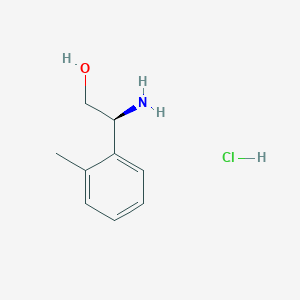 (S)-2-Amino-2-(o-tolyl)ethan-1-ol hydrochloride