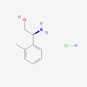 molecular formula C9H14ClNO B2744999 (S)-2-氨基-2-(邻甲苯基)乙醇盐酸盐 CAS No. 1917283-73-8