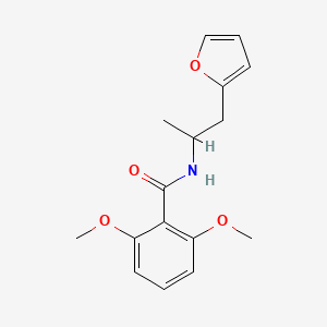 molecular formula C16H19NO4 B2745001 N-(1-(furan-2-yl)propan-2-yl)-2,6-dimethoxybenzamide CAS No. 1235083-86-9