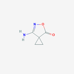 molecular formula C5H6N2O2 B2745026 7-Amino-5-oxa-6-azaspiro[2.4]hept-6-en-4-one CAS No. 2089257-69-0
