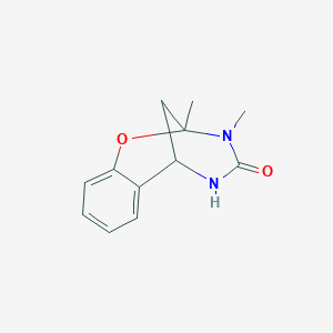 9,10-Dimethyl-8-oxa-10,12-diazatricyclo[7.3.1.0,2,7]trideca-2,4,6-trien-11-one
