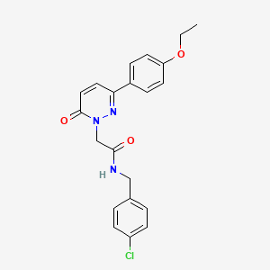 N-[(4-chlorophenyl)methyl]-2-[3-(4-ethoxyphenyl)-6-oxopyridazin-1-yl]acetamide