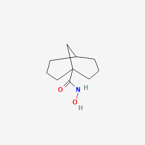 molecular formula C10H17NO2 B2745079 N-hydroxybicyclo[3.3.1]nonane-1-carboxamide CAS No. 256954-83-3