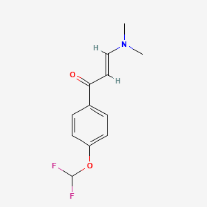 molecular formula C12H13F2NO2 B2745096 3-(4-(Difluoromethoxy)phenyl)-N,N-dimethylacrylamide CAS No. 832738-01-9