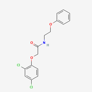 molecular formula C16H15Cl2NO3 B2745100 2-(2,4-dichlorophenoxy)-N-(2-phenoxyethyl)acetamide CAS No. 850659-87-9