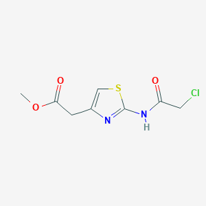 Methyl 2-[2-(2-chloroacetamido)-1,3-thiazol-4-yl]acetate