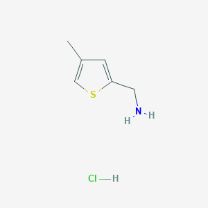 molecular formula C6H10ClNS B2745194 (4-Methylthiophen-2-yl)methanamine hydrochloride CAS No. 1864053-40-6