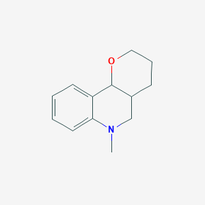 molecular formula C13H17NO B2745277 6-甲基-3,4,4a,5,6,10b-六氢-2H-吡喃并[3,2-c]喹啉 CAS No. 165607-31-8