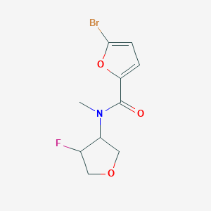 molecular formula C10H11BrFNO3 B2745307 5-bromo-N-(4-fluorooxolan-3-yl)-N-methylfuran-2-carboxamide CAS No. 2200394-65-4