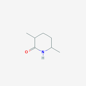 molecular formula C7H13NO B2745325 3,6-Dimethylpiperidin-2-one CAS No. 1314972-44-5