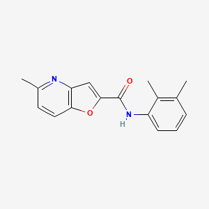 molecular formula C17H16N2O2 B2745340 N-(2,3-二甲基苯基)-5-甲基呋喃[3,2-b]吡啶-2-甲酰胺 CAS No. 941928-51-4